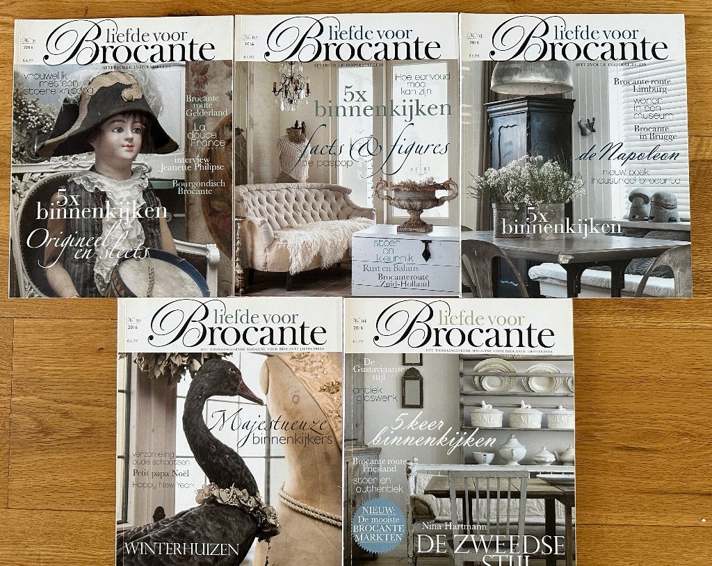 2e jaargang Liefde voor Brocante - 2016 ZGAN, Boeken, Ophalen of Verzenden, Zo goed als nieuw