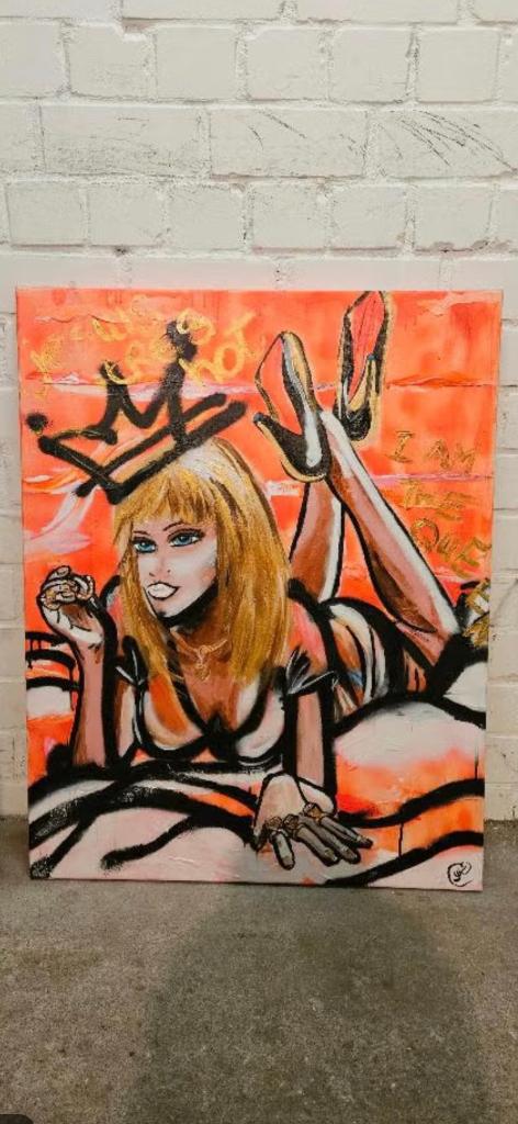 Schilderij Yvonne, Ophalen