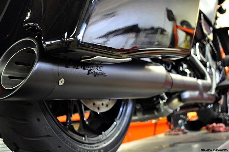Road Glide - Screaming Eagle Slip-on uitlaat, Motoren, Ophalen, Gebruikt