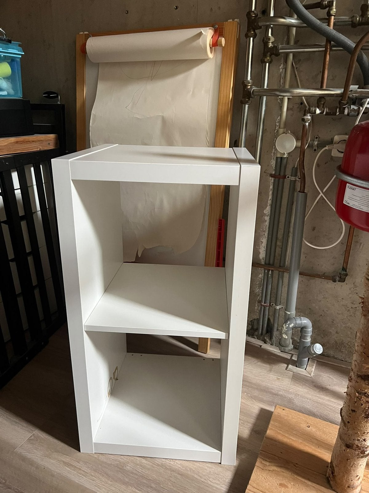 IKEA KALLAX Open kast, wit, 77x41 cm, Ophalen, Zo goed als nieuw