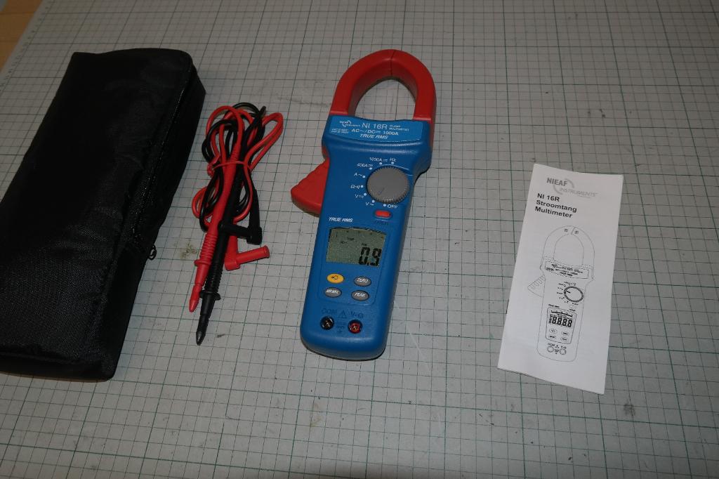 nieaf NI16R multimeter -amperetang ac dc ampere tang, Nieaf, Multimeter, Ophalen of Verzenden, Info@Nieaf.nl