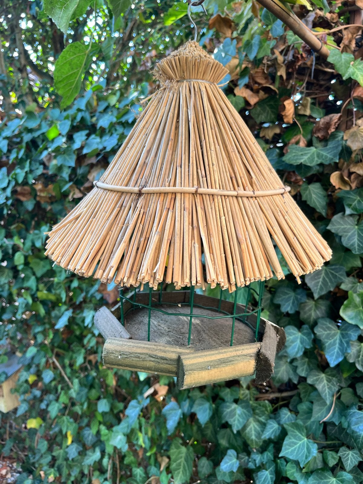 Vogel voederhuis riet, nieuw - bieden vanaf €20,-, Ophalen of Verzenden, Nieuw