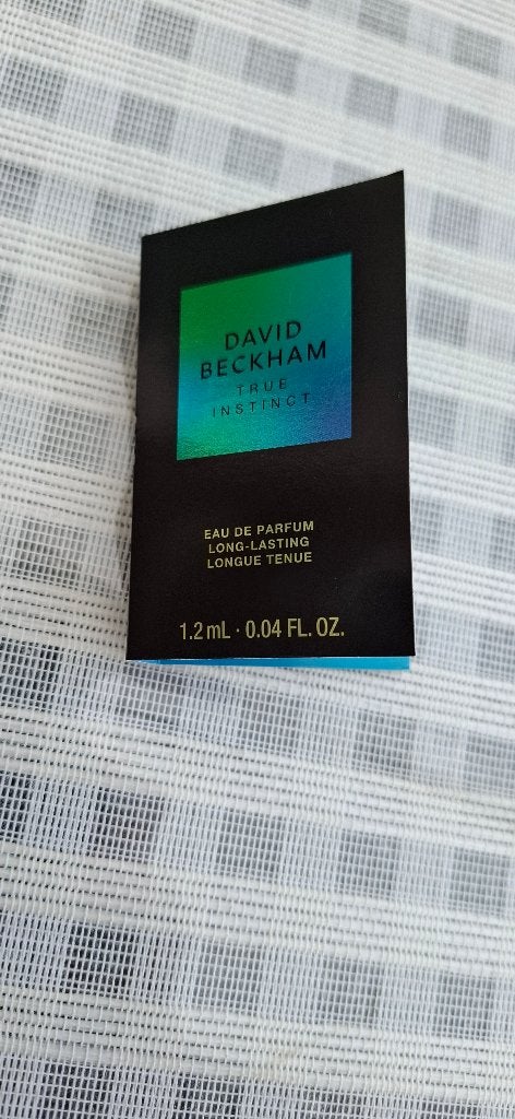 proefje David Beckham True Instinct, Verzenden, Nieuw