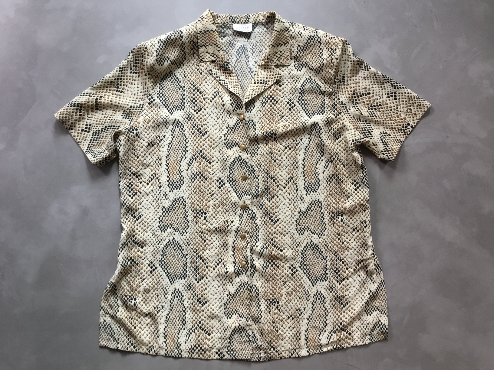 Basler blouse maat 46 slangenprint als nieuw, Ophalen of Verzenden, Zo goed als nieuw, Maat 46/48 (XL) of groter
