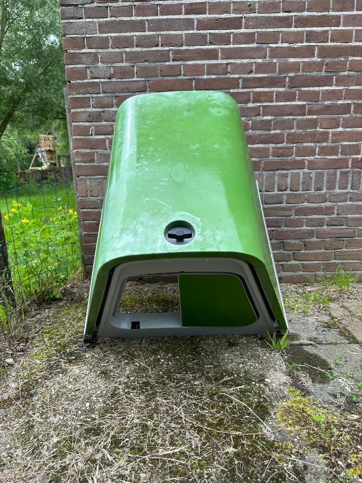 Omlet Eglu Pro konijnenhok met 2 meter ren, Ophalen, 110 cm of meer, 60 tot 90 cm, Zo goed als nieuw
