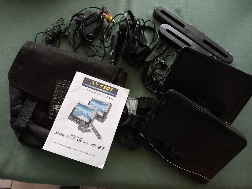Autovision DVD speler met 2 schermen., Ophalen of Verzenden, Zo goed als nieuw, Overige merken