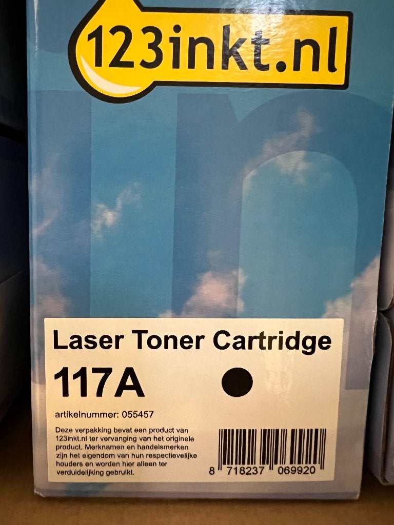 HP 117A toner 123inkt, Computers en Software, Ophalen, Nieuw, Toner, 123inkt (huismerk voor HP)
