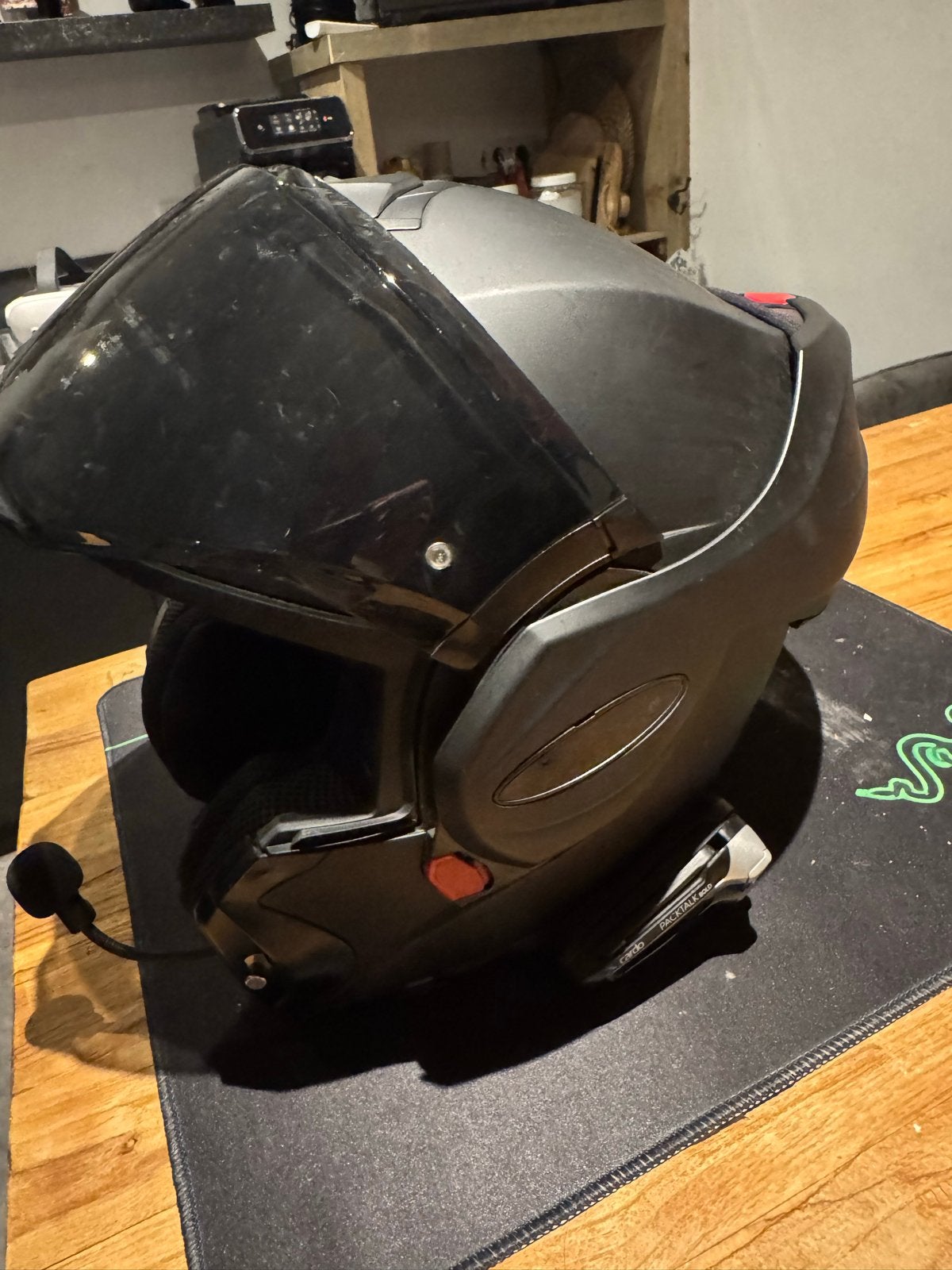 Scorpion Exo Tech Systeemhelm met Donker en Helder Vizier, Motoren, Overige merken, Systeemhelm, Heren, Ophalen of Verzenden