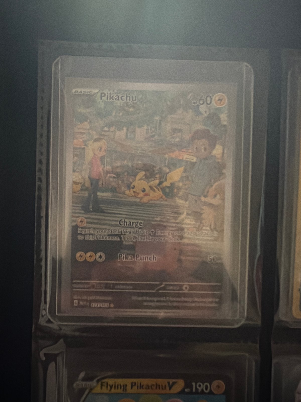Pikachu Basic Pokémon Kaart - Zeldzaam Verzamelobject, Ophalen of Verzenden, Zo goed als nieuw, Losse kaart