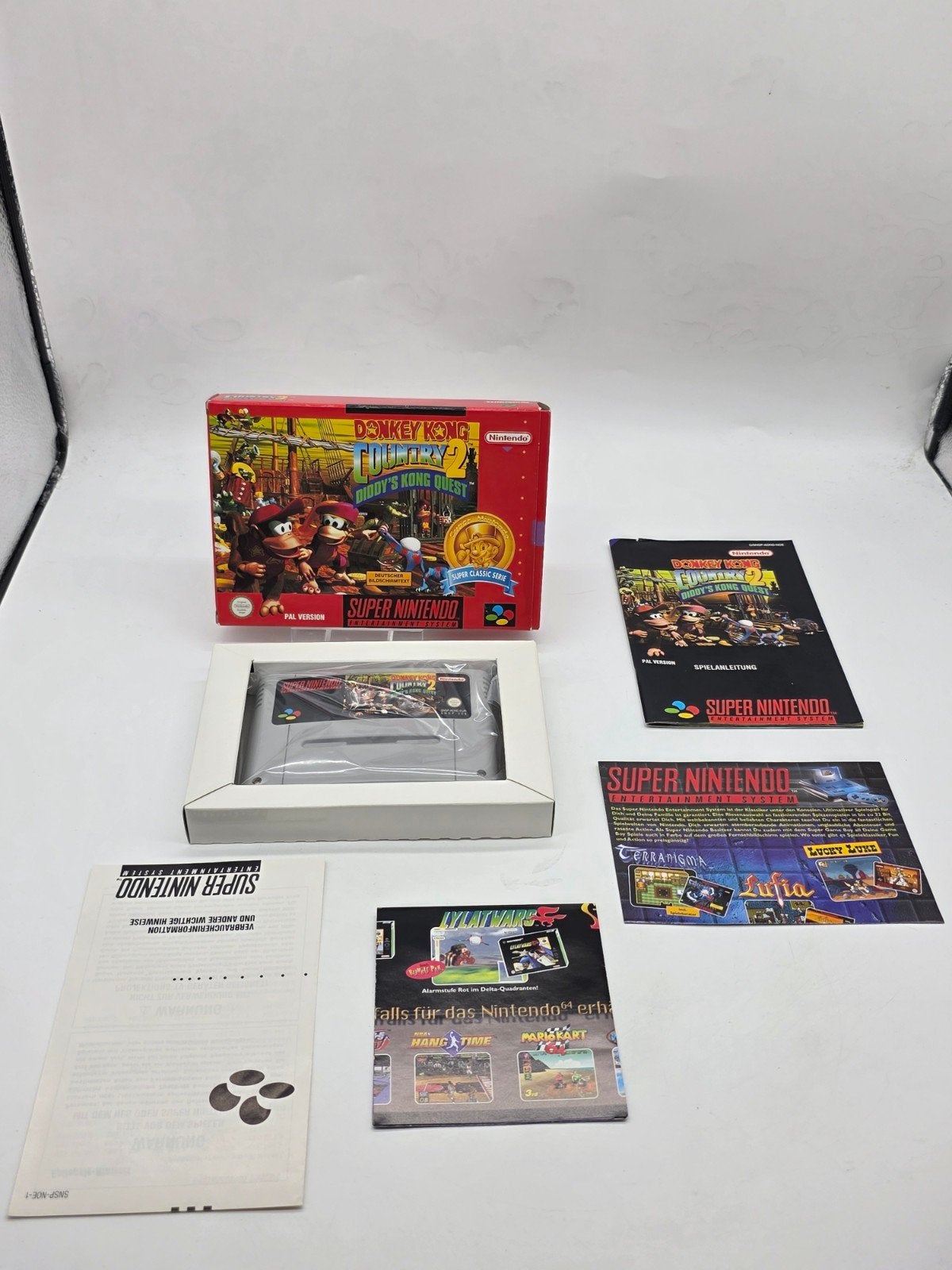 Brand new Authentic Snes "Donkey Kong Country 2" PAL CIB, Spelcomputers en Games, Games | Nintendo Super NES, 1 speler, Ophalen of Verzenden