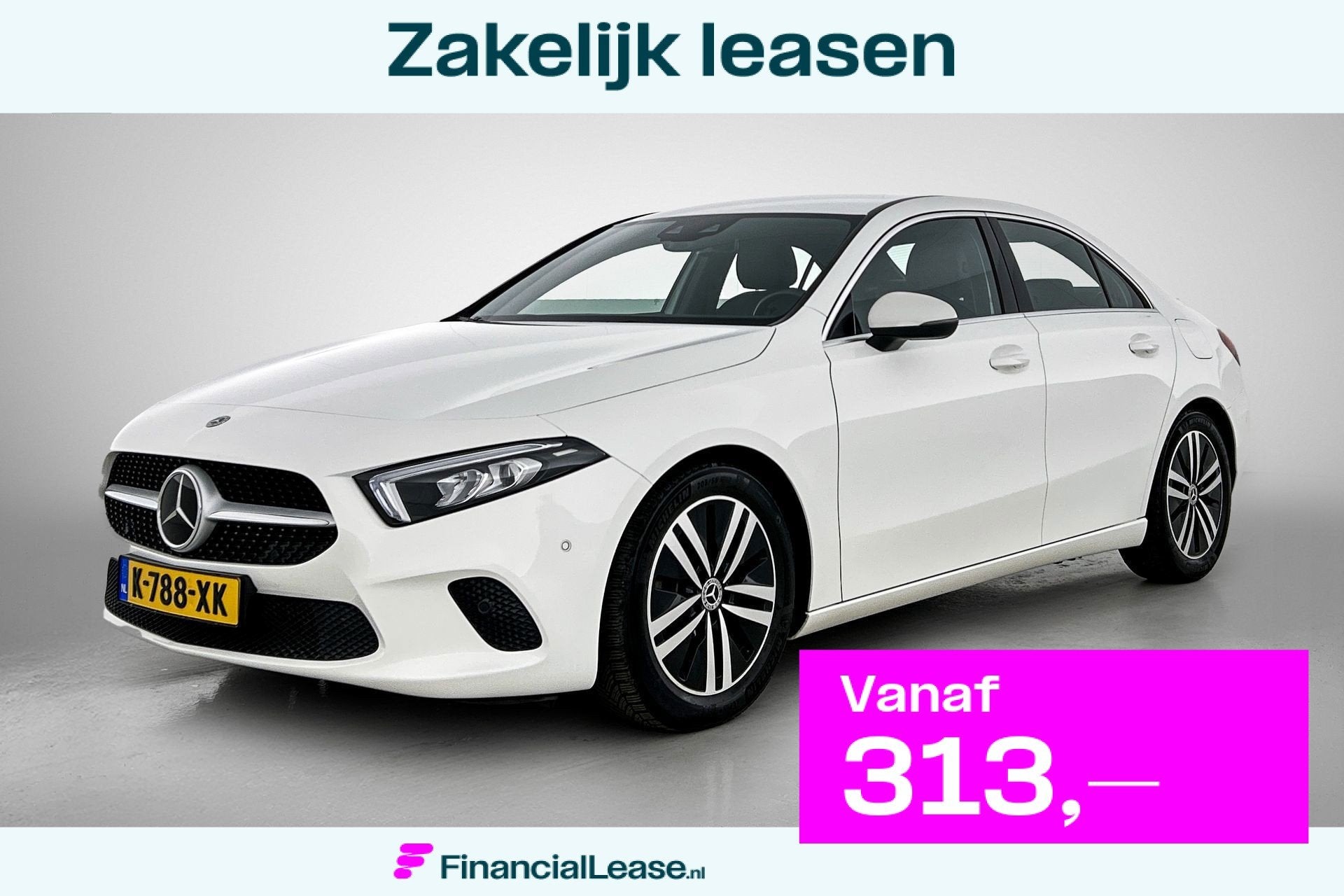Mercedes-Benz A-klasse 180 Business Solution Luxury (SFEERVE, 136 pk, 4 cilinders, Wit, Bedrijf