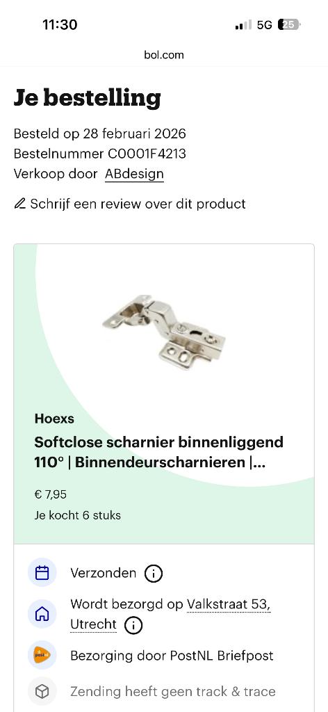 Scharnieren, 100 tot 250 mm, Overige typen, Nieuw, Ophalen of Verzenden