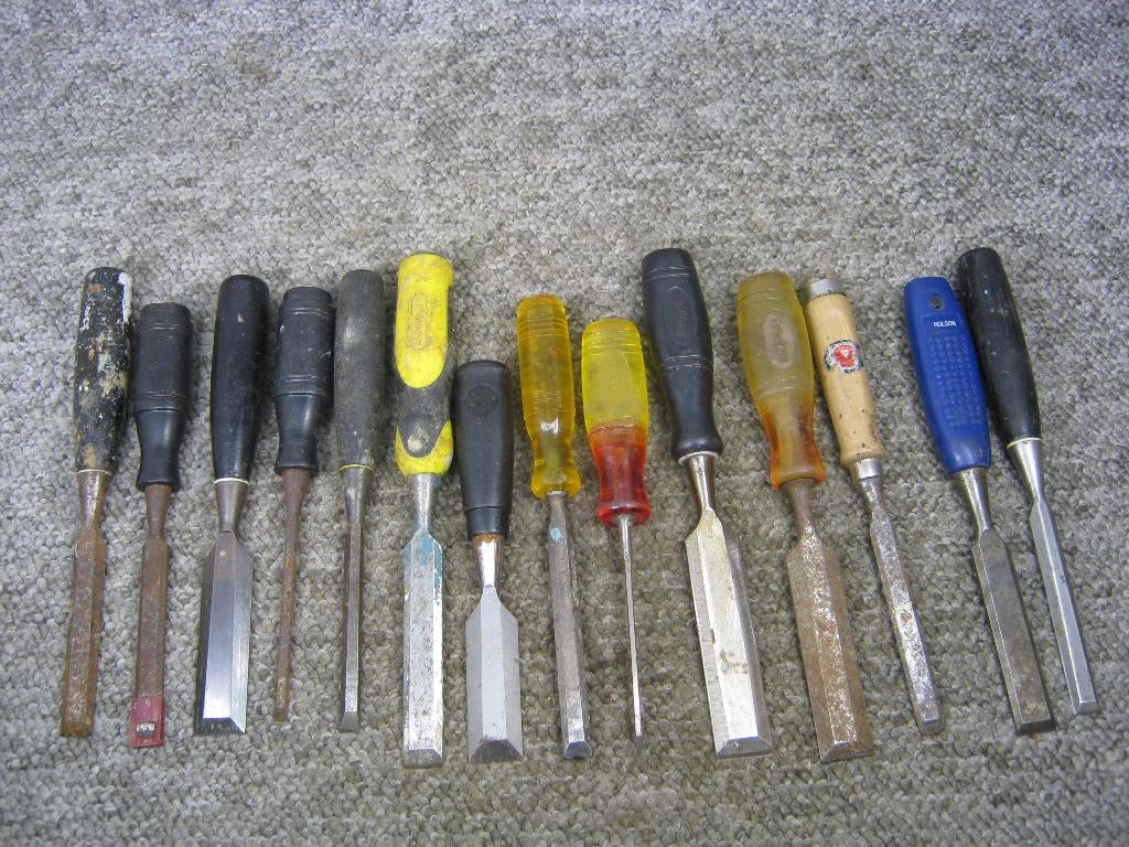 Beitels. 14 stuks.  --opknappers--, Verzenden, Gebruikt, Gereedschap of Toebehoren