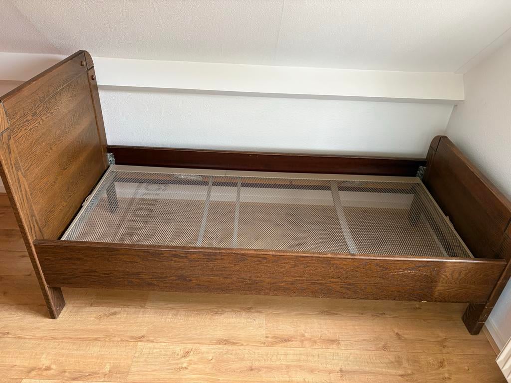 Vandaag gratis afhalen, auping bed met frame 200x90, Huis en Inrichting, Slaapkamer | Bedden, Gebruikt, Eenpersoons, 90 cm, 200 cm
