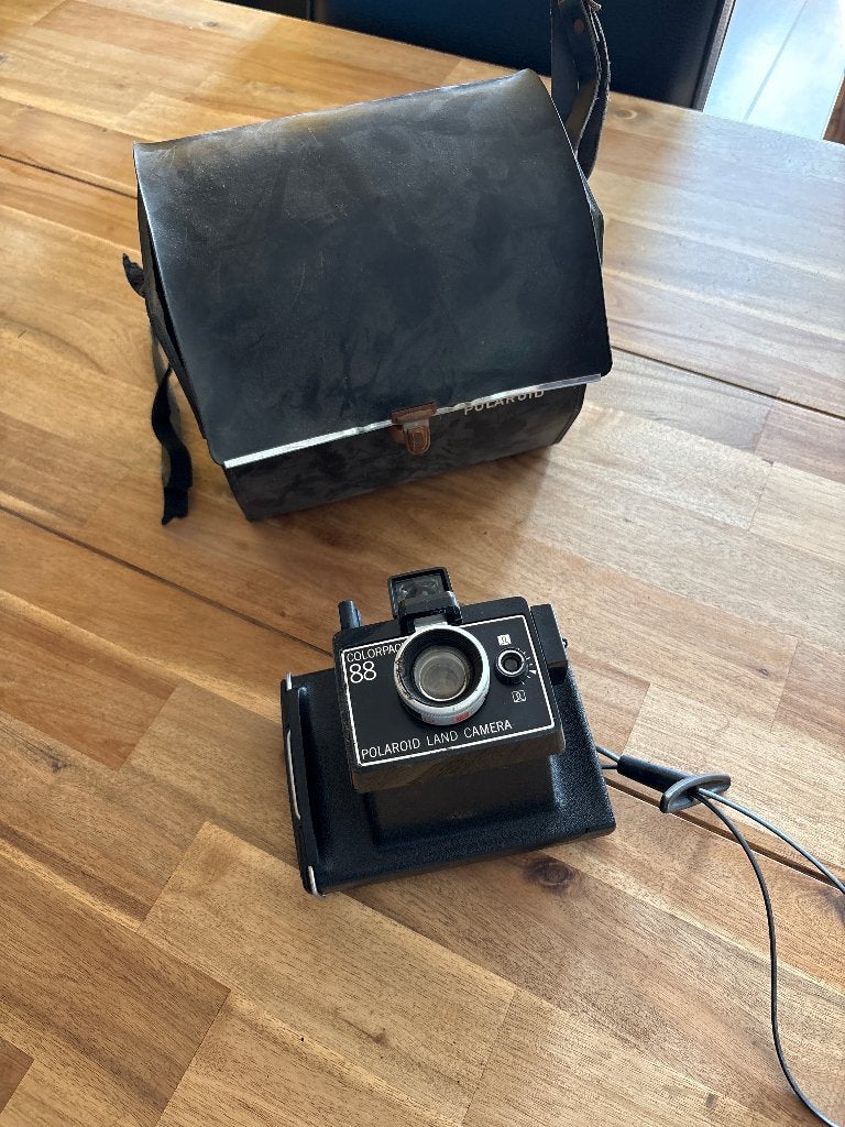 Polaroid land camera inclusief tas, Ophalen, Gebruikt, Polaroid, Polaroid