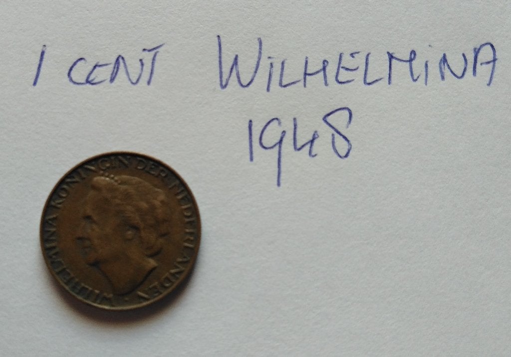 1 cent Wilhelmina 1948 ( 13 stuks ), Postzegels en Munten, Munten | Nederland, Ophalen of Verzenden, Koningin Wilhelmina, 1 cent