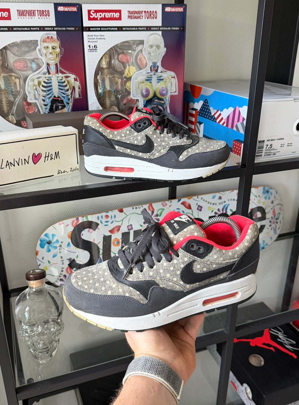 Nike Air Max 1 Polkadot, Kleding | Heren, Schoenen, Zo goed als nieuw, Sneakers of Gympen, Overige kleuren, Ophalen of Verzenden