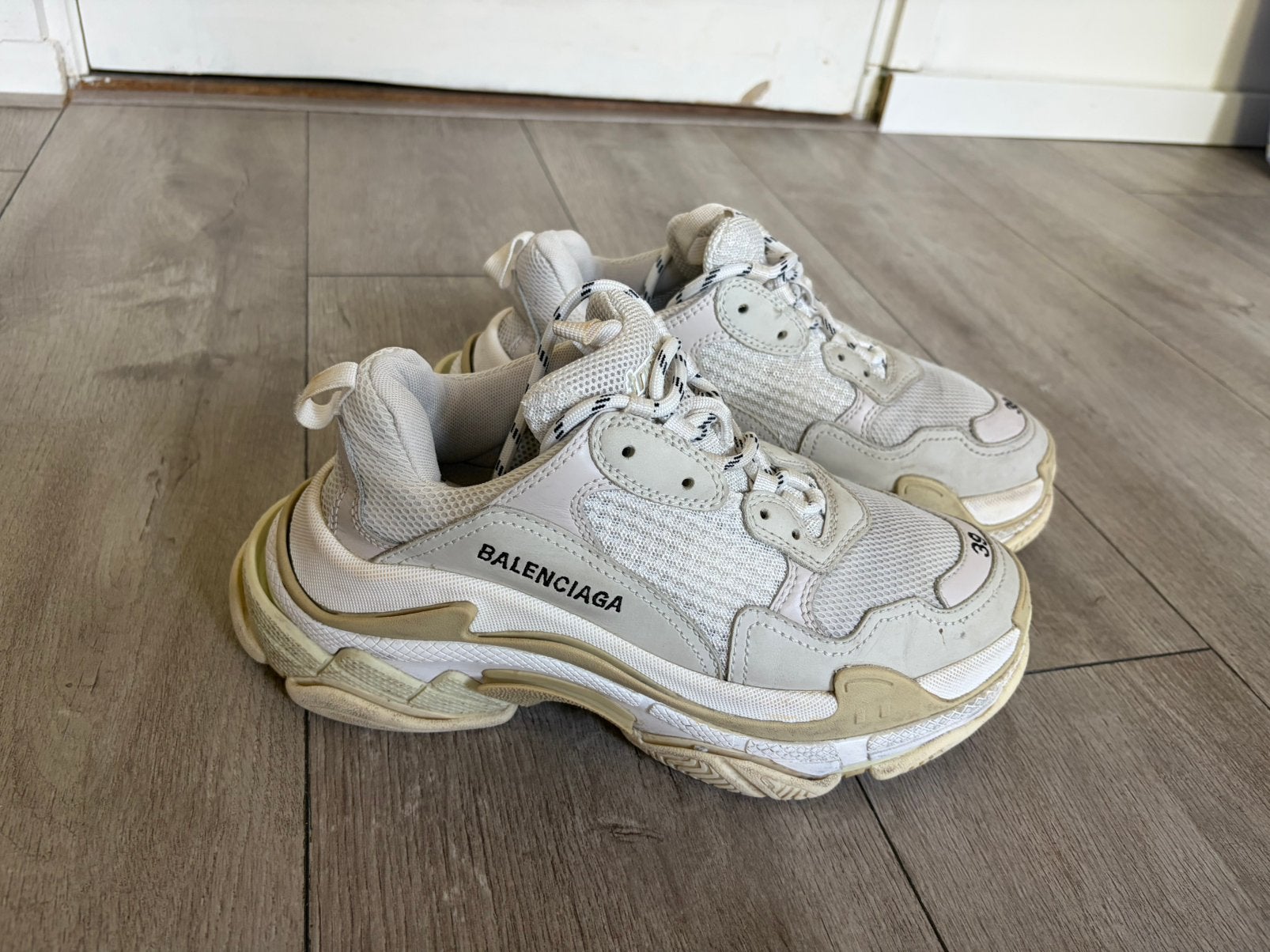Balenciaga Triple S Sneakers, Kleding | Dames, Schoenen, Wit, Ophalen of Verzenden, Sneakers of Gympen, Gedragen