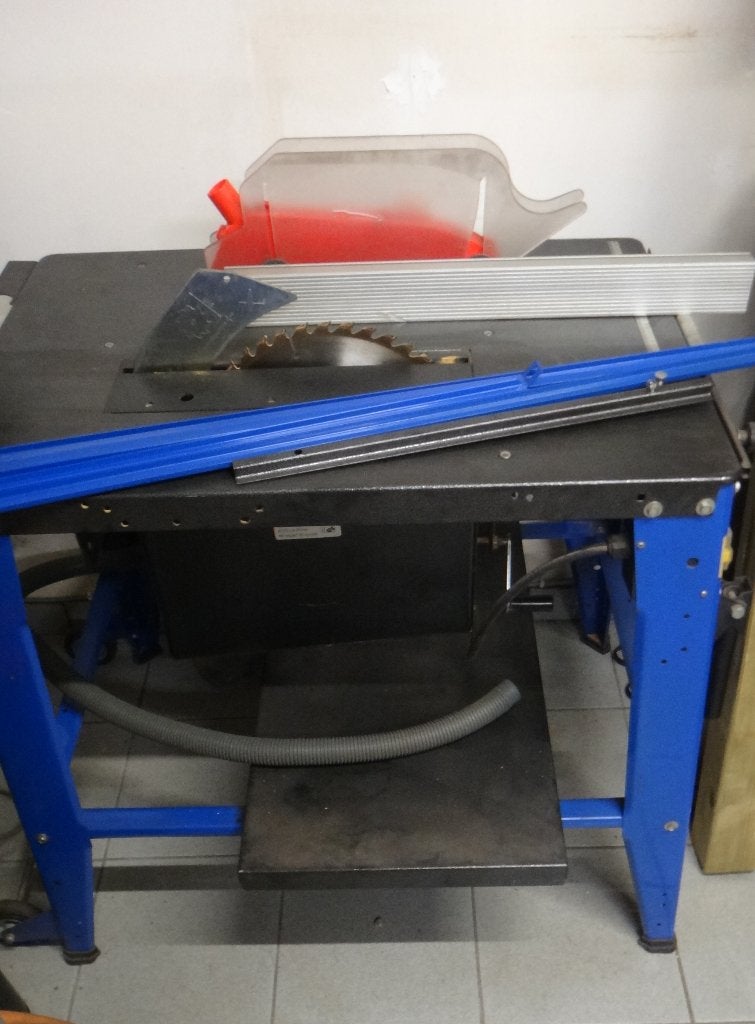 Tafelcirkelzaag, Doe-het-zelf en Verbouw, Gereedschap | Zaagmachines, Ophalen, Cirkelzaag, 70 mm of meer, Zo goed als nieuw
