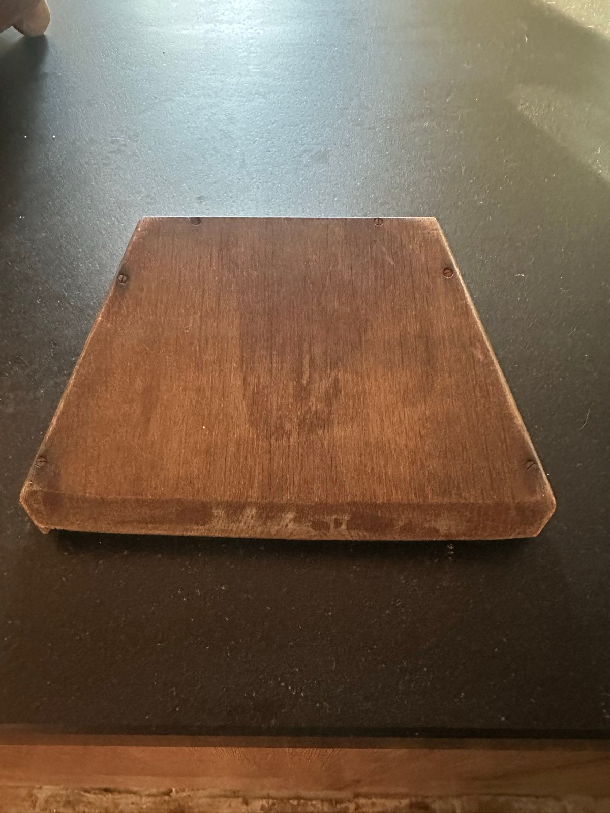 Antieke Houten Kruimelveger met Handvat, Verzenden