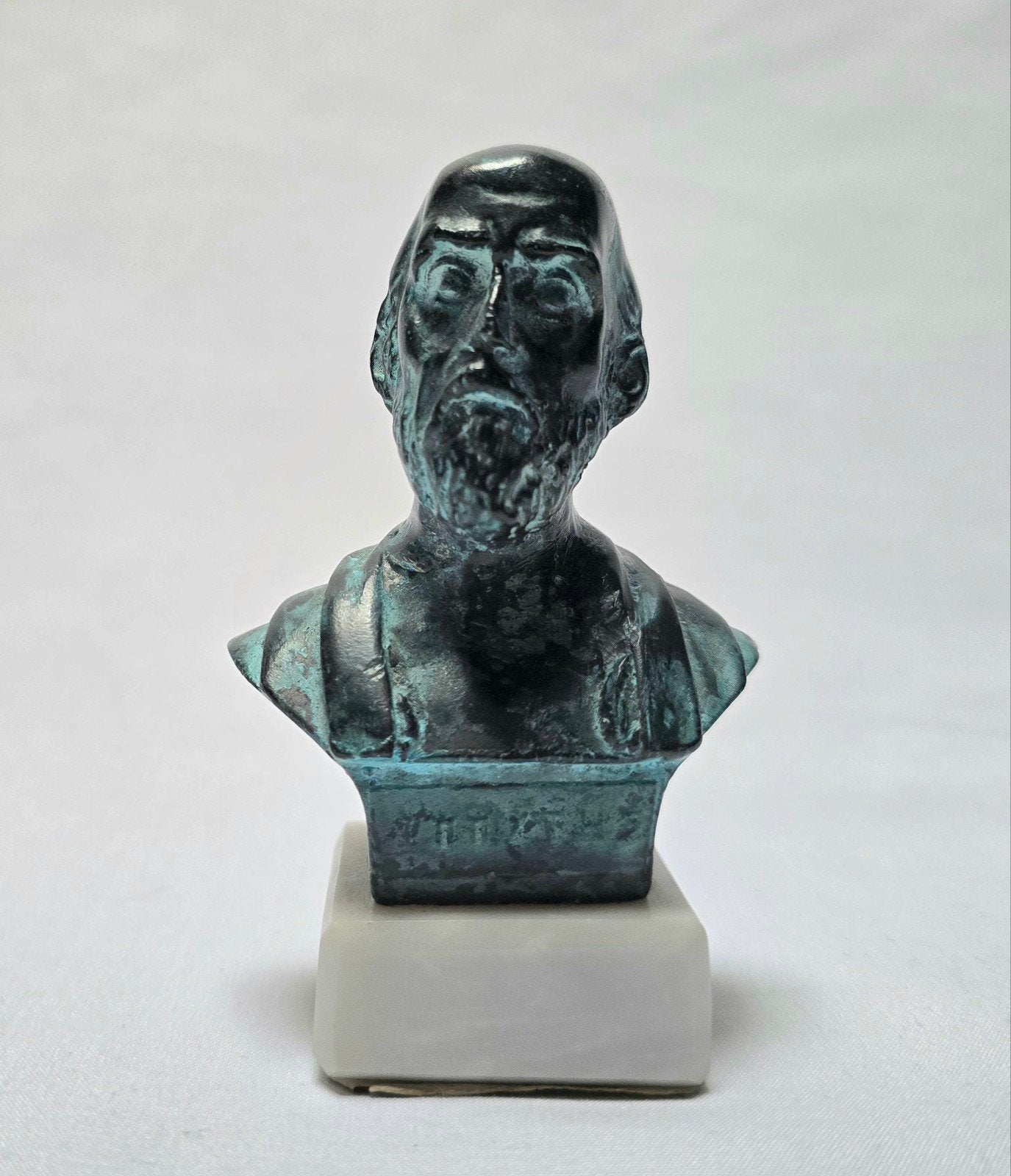 Bronzen Buste, Griekse arts Hippocrates, Antiek en Kunst, Ophalen of Verzenden