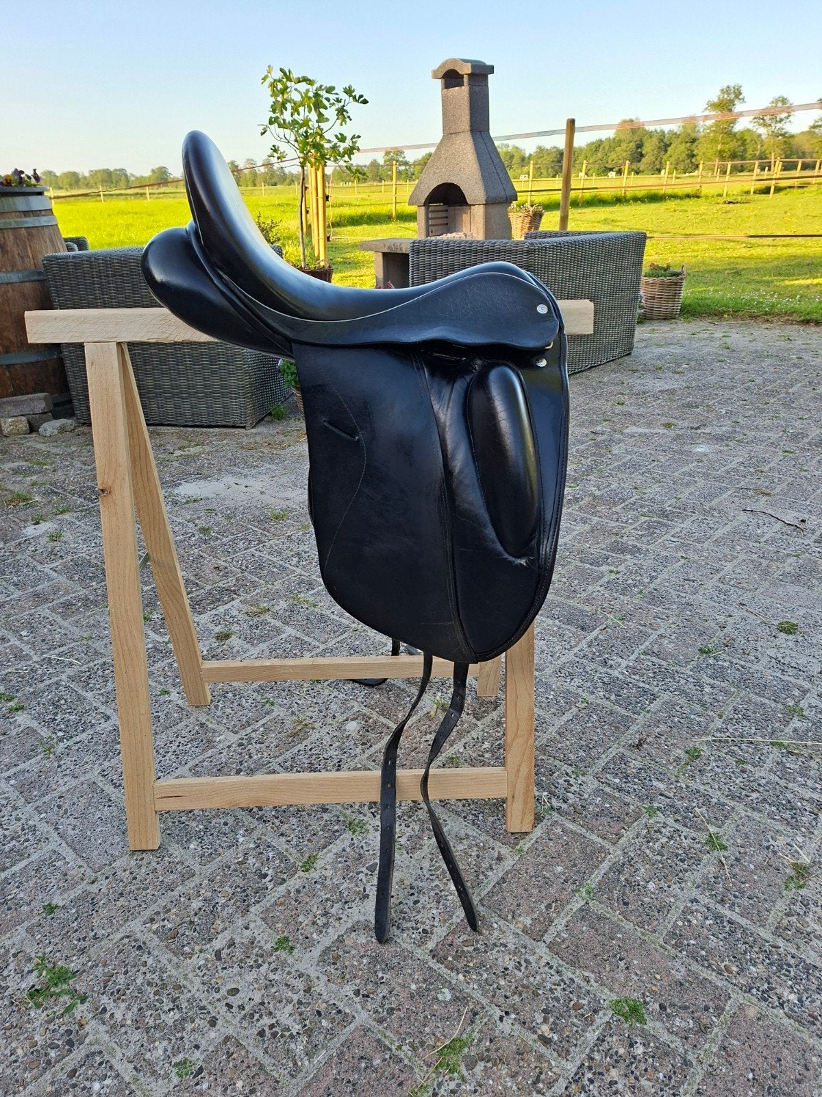 Custom Wolfgang dressuurzadel 18", Dieren en Toebehoren, Ophalen, Dressuur