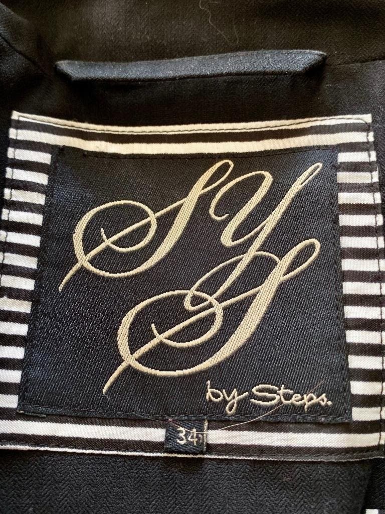 H974 Yaya maat 34/36=XS/S jasje blazer colbert zwart, Zwart, Ophalen of Verzenden, Zo goed als nieuw, Yaya
