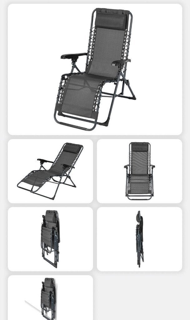 2 relaxstoelen lidl nieuw in doos livarno, Ophalen, Nieuw, Aluminium