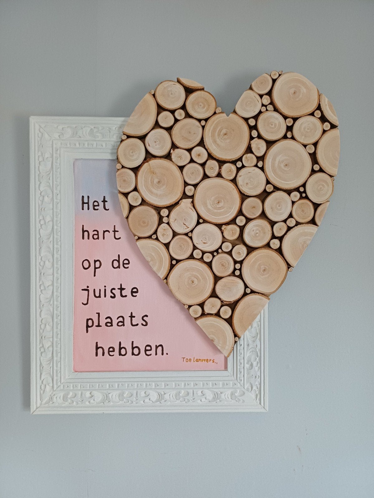 Het hart op de juiste plek hebben, schilderij., Ophalen, Nieuw