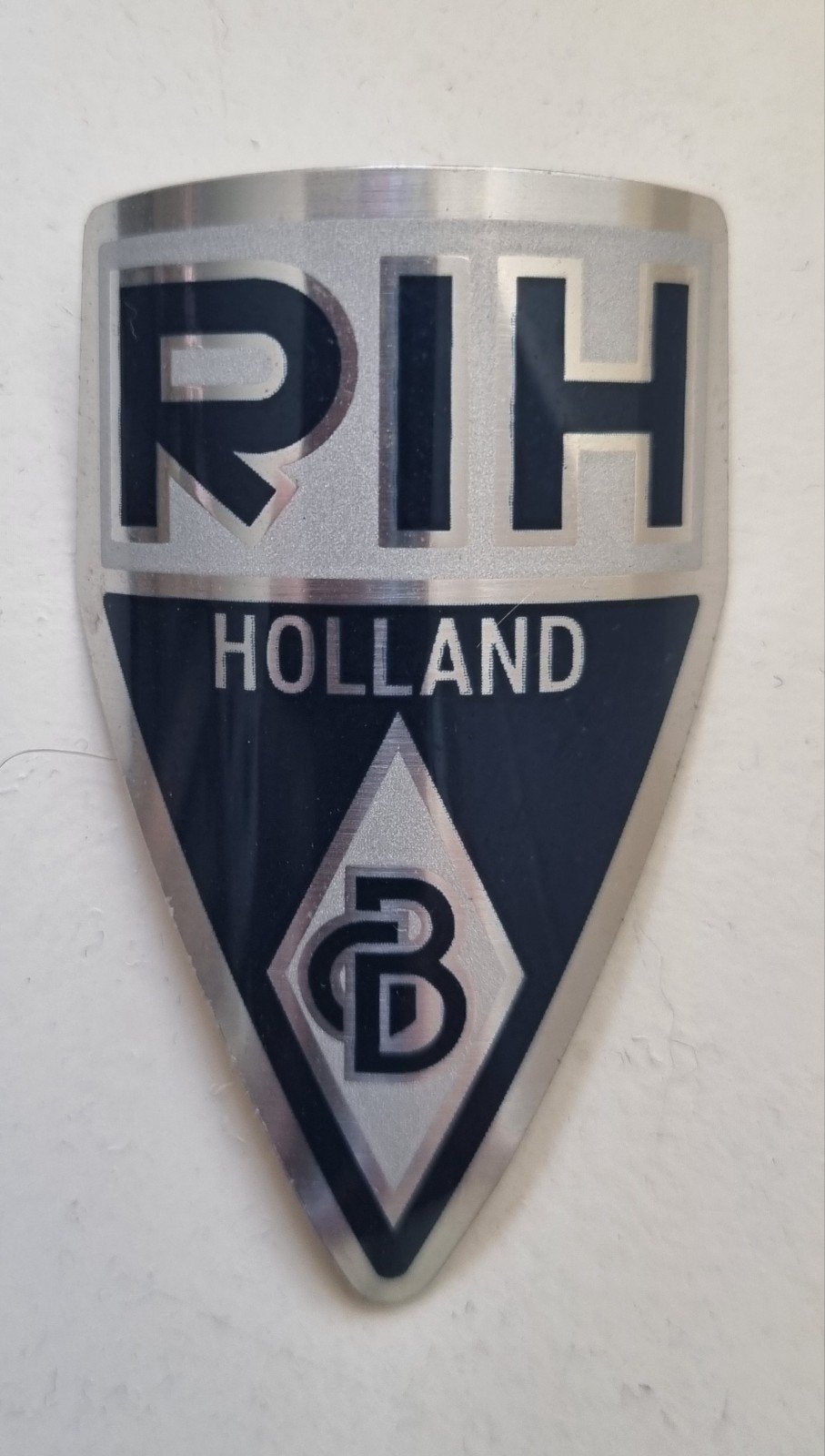 RIH Holland fiets embleem - Vintage fietsbadge, Ophalen of Verzenden, Gebruikt