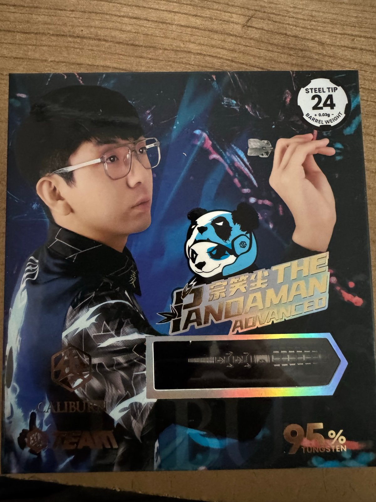 Nieuwe Caliburn The Pandaman Darts 24g Ongebruikt en in doos, ., Nieuw, Ophalen of Verzenden, Caliburn