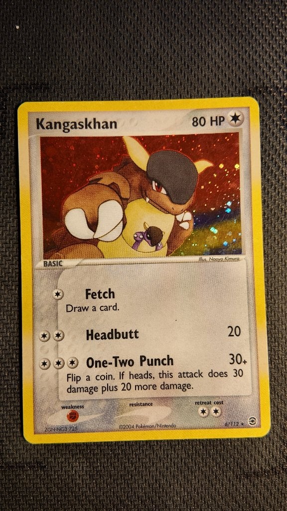 Kangaskhan 6 FireRed & LeafGreen | Pokemon kaart, Ophalen, Losse kaart, Foil