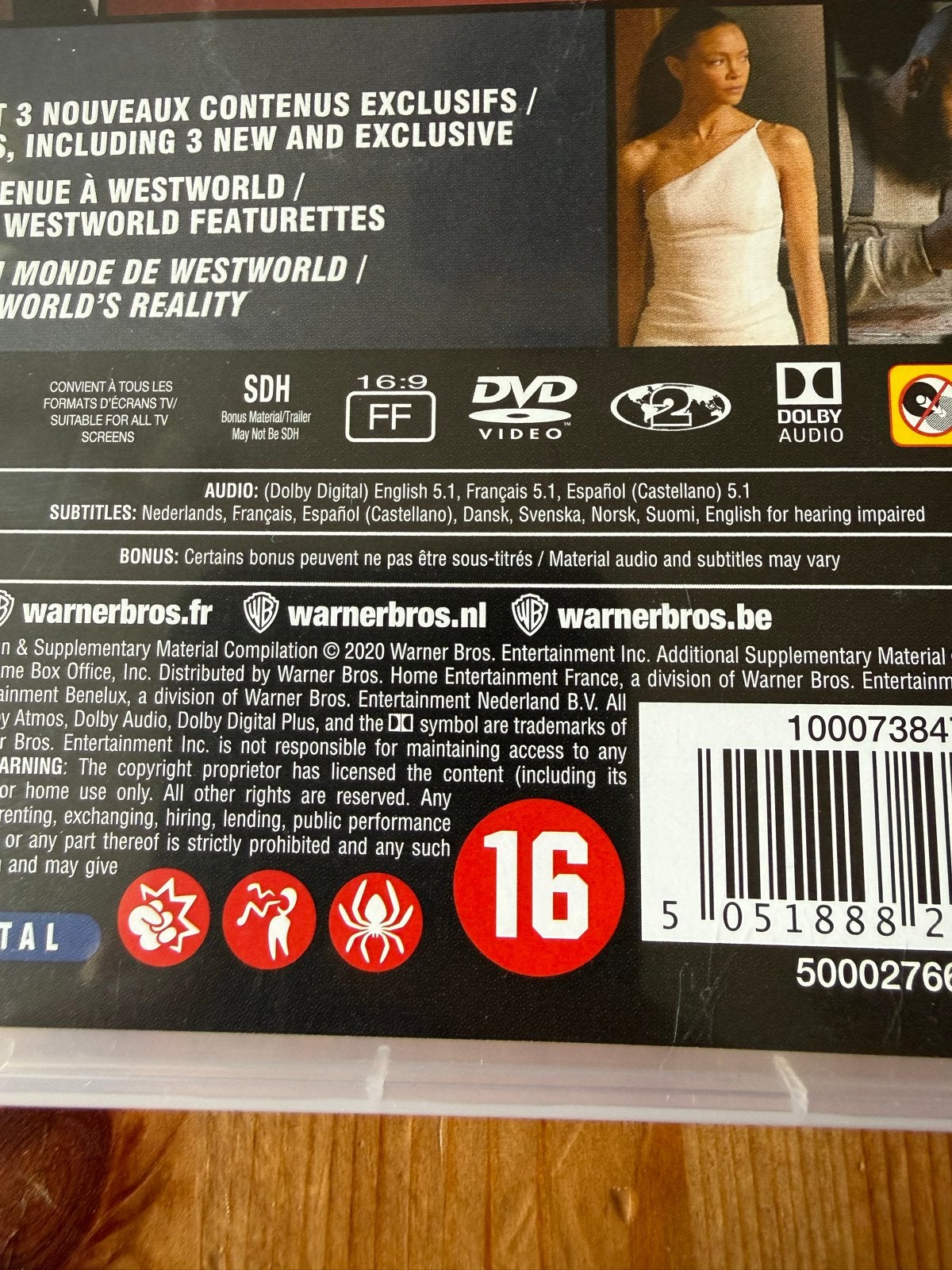 Westworld complete Seizoen 3 The New World DVD NLO ZGAN, Engels, Vanaf 16 jaar, Verzenden, Nederlands