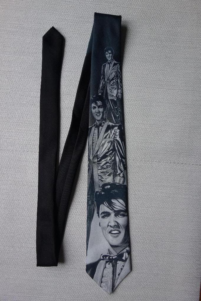 Stropdas afbeelding Elvis Presley, Ophalen of Verzenden, Gebruikt, Gebruiksvoorwerp