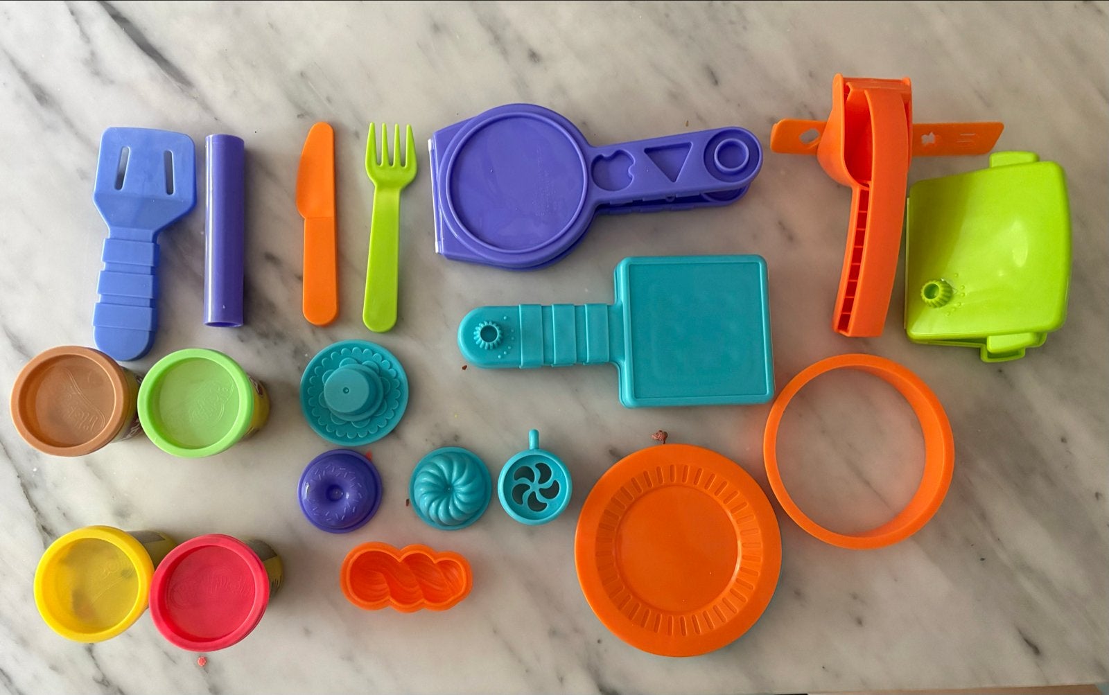 Play-Doh Kitchen Creations Morning Café Playset, Ophalen of Verzenden, Zo goed als nieuw, Knutselen