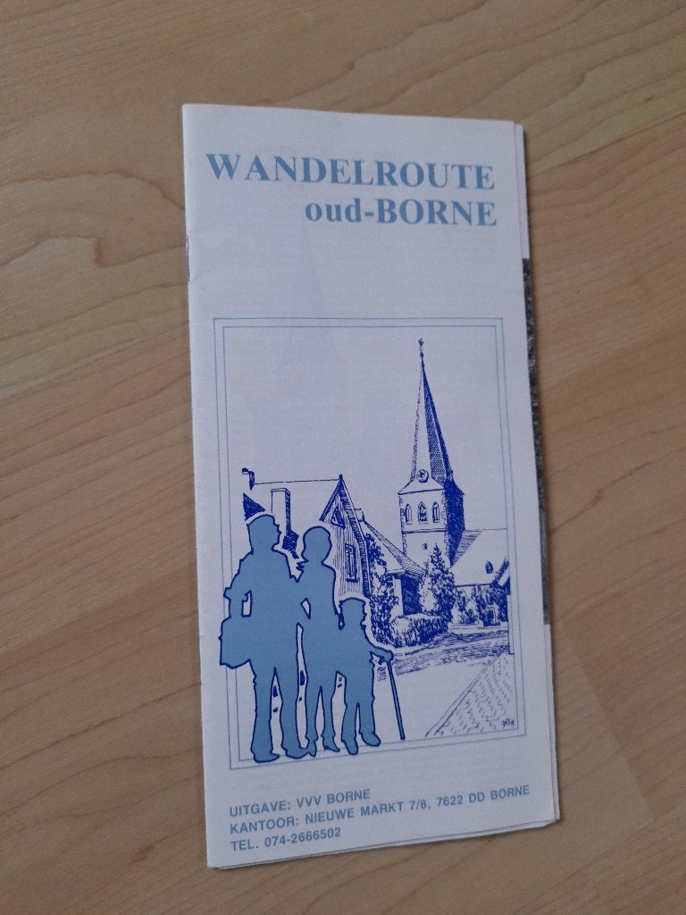 WANDELROUTE OUD BORNE, Ophalen of Verzenden, Gelezen