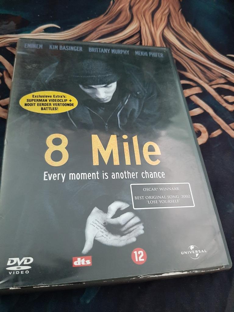 8 Mile DVD - Eminem Oscar Winnaar, Cd's en Dvd's, Vanaf 12 jaar, Ophalen of Verzenden, Gebruikt, Overige genres