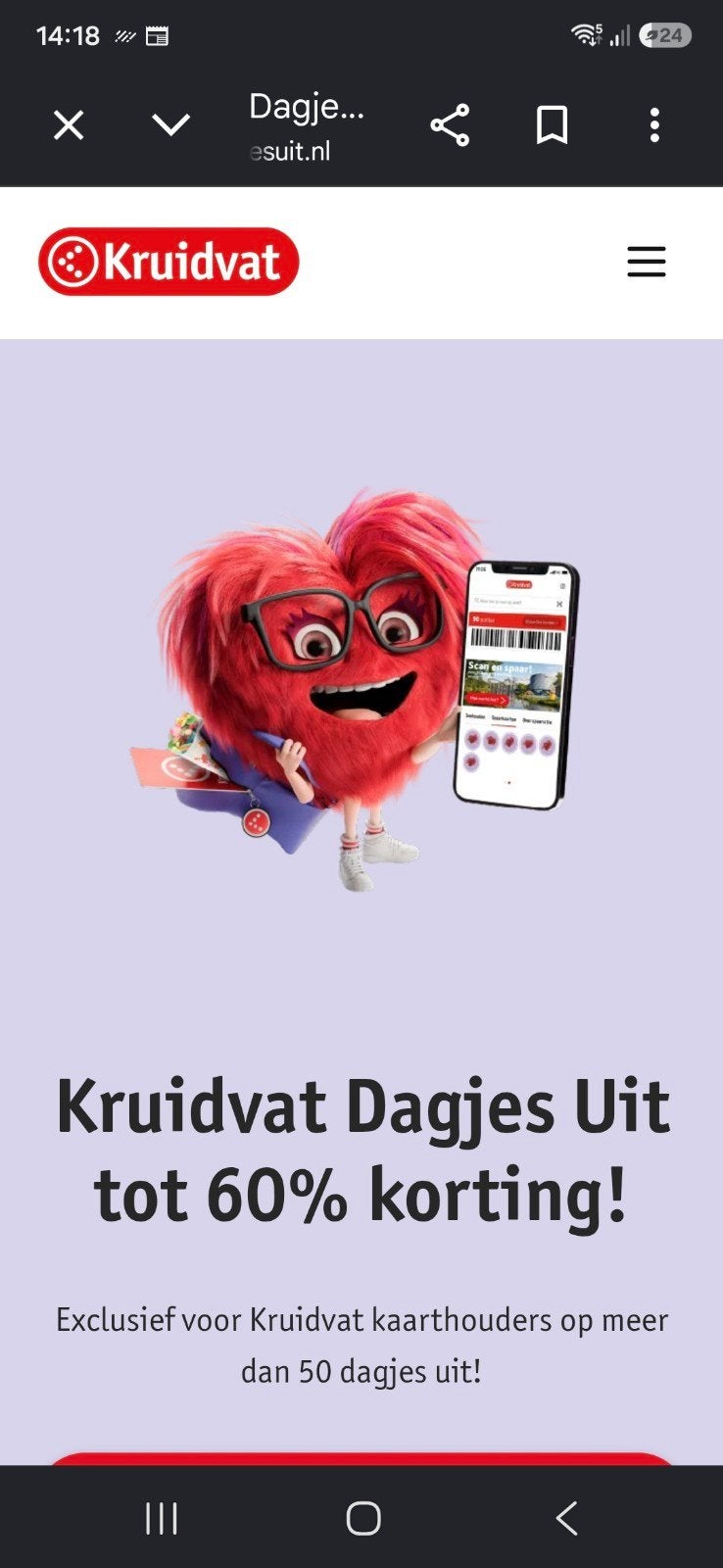 Kortingscodes DAGJES UIT  - tot 60% korting p.p -, Tickets en Kaartjes, Drie personen of meer, Kortingsbon, Overige typen