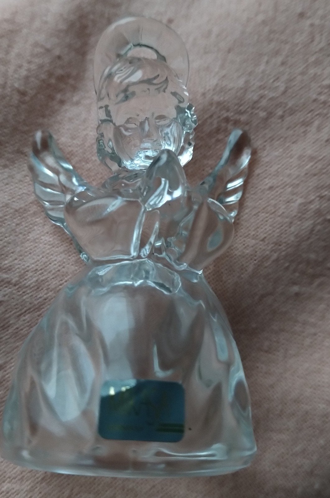 1 Mikasa Kristallen Engel Beeldje - Vintage Decoratie, Huis en Inrichting, Ophalen, Vintage, Zo goed als nieuw, Wit
