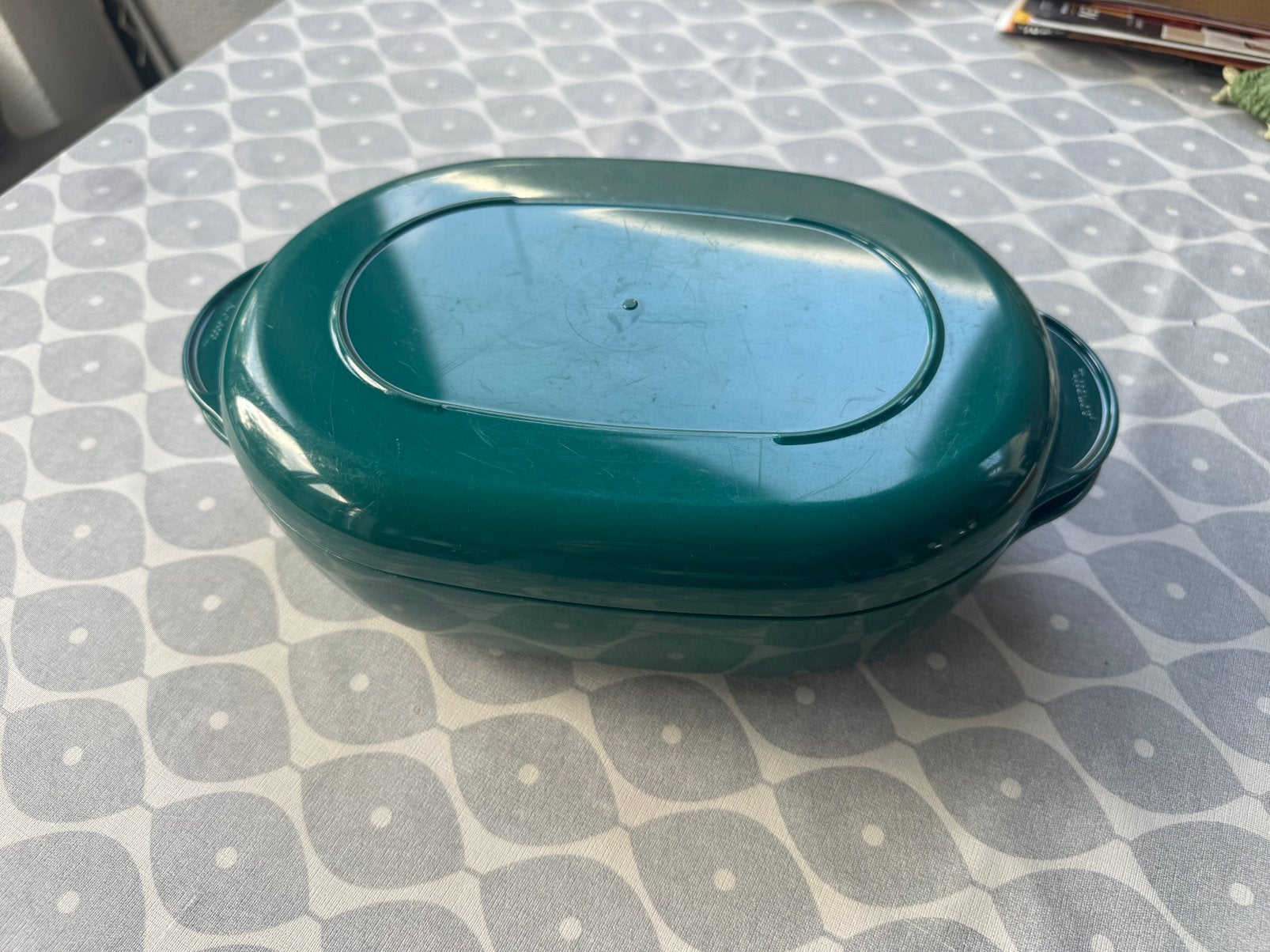 Tupperware Tupperwave 200 magnetronschaal – 1,5 liter, Gebruikt, Schaal, Magnetronbestendig, Ophalen of Verzenden