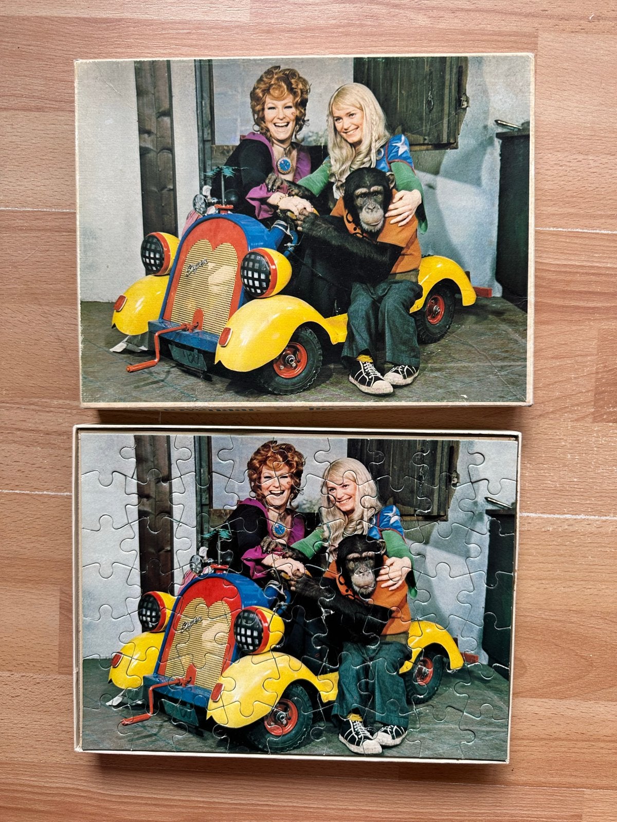 Ti-Ta Tovenaar Legpuzzel - Vintage uit 1972, Ophalen of Verzenden, Minder dan 500 stukjes, Gebruikt, Legpuzzel
