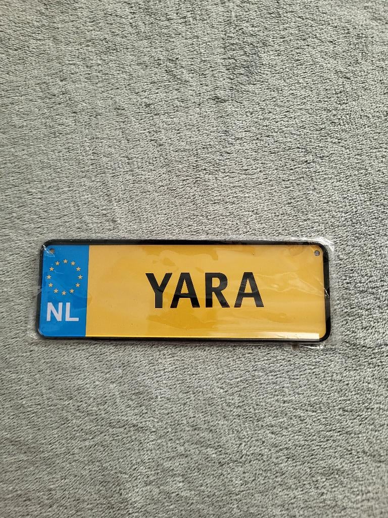 Xenos ''YARA''  kentekenplaatbordje, Verzenden, Nieuw, Wanddecoratie