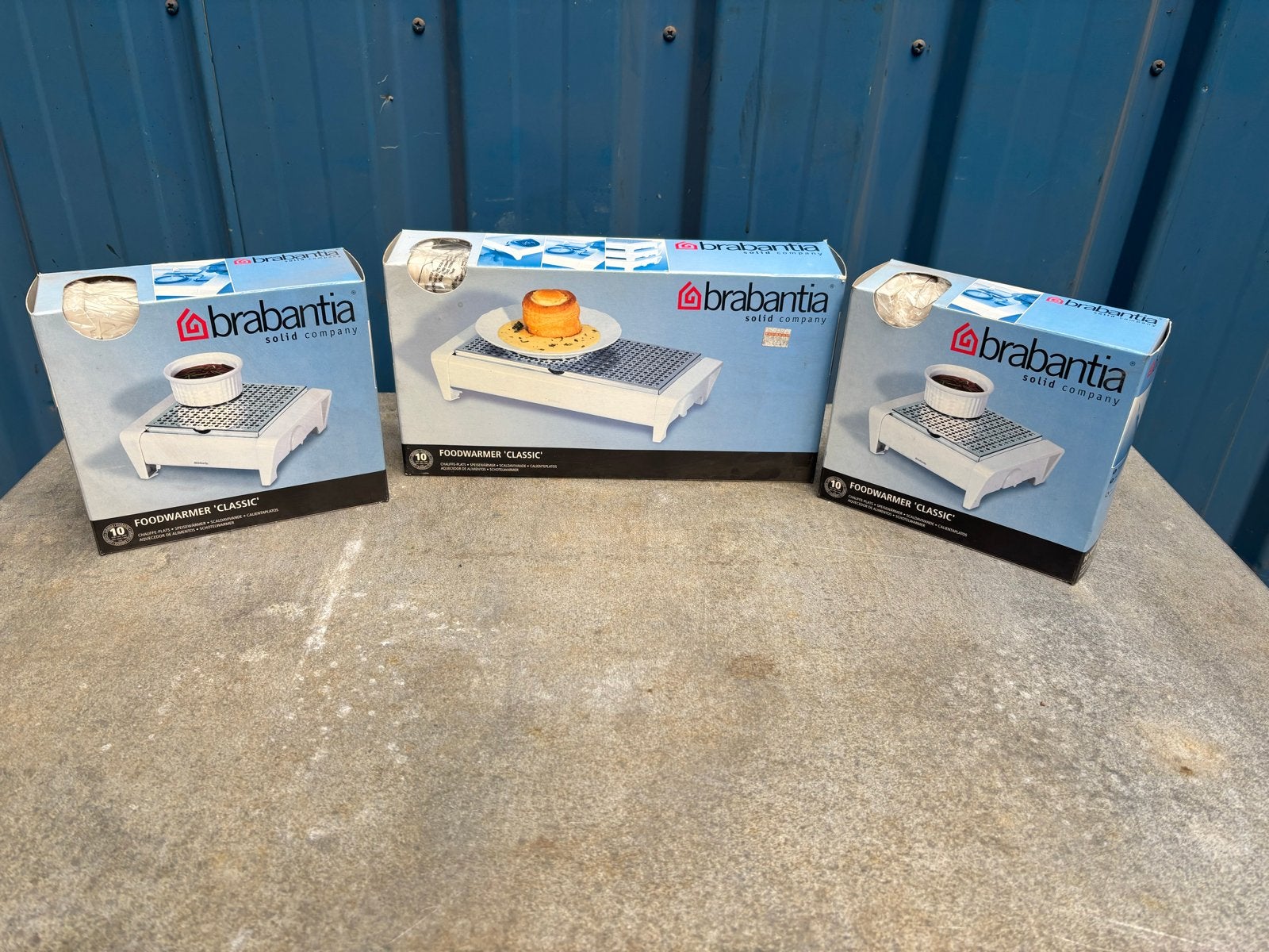 Brabantia Foodwarmer Classic - Set van 3, Overige typen, Nieuw, Ophalen of Verzenden, Metaal