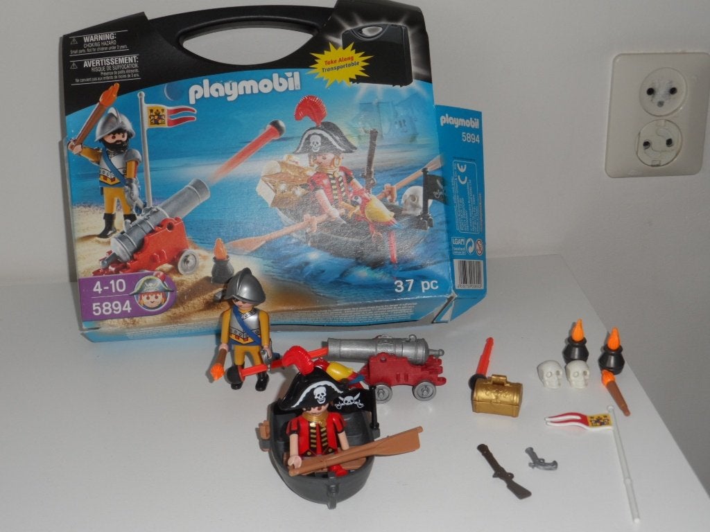 Playmobil Piraten Set 5894 - Compleet met doos, Pirates, Complete set, Ophalen of Verzenden, Zo goed als nieuw