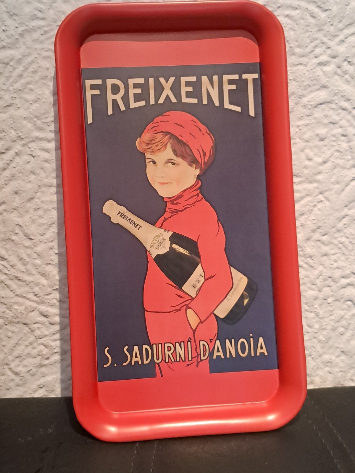 Freixenet dienblad - Vintage reclame serveerblad, Ophalen of Verzenden