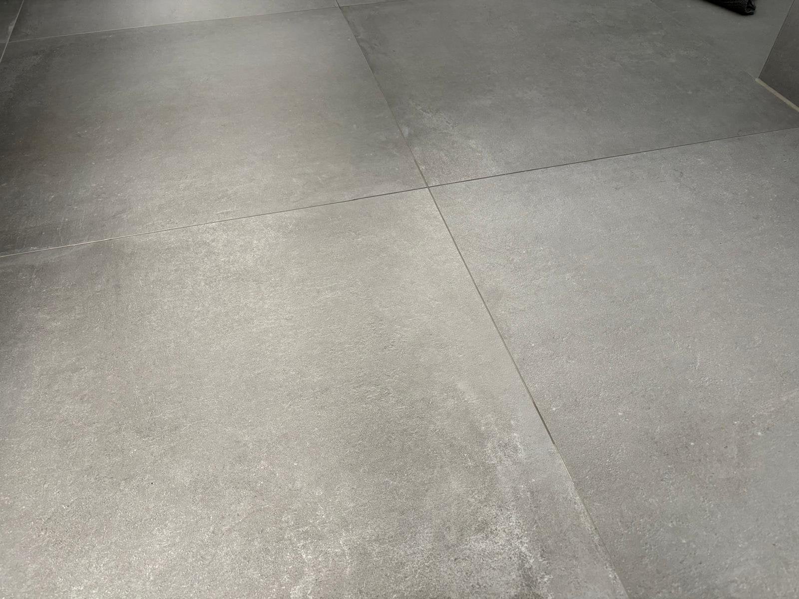 Grijze keuken badkamer tegels 80x80, Ophalen, Nieuw, Grijs, Tapijttegels