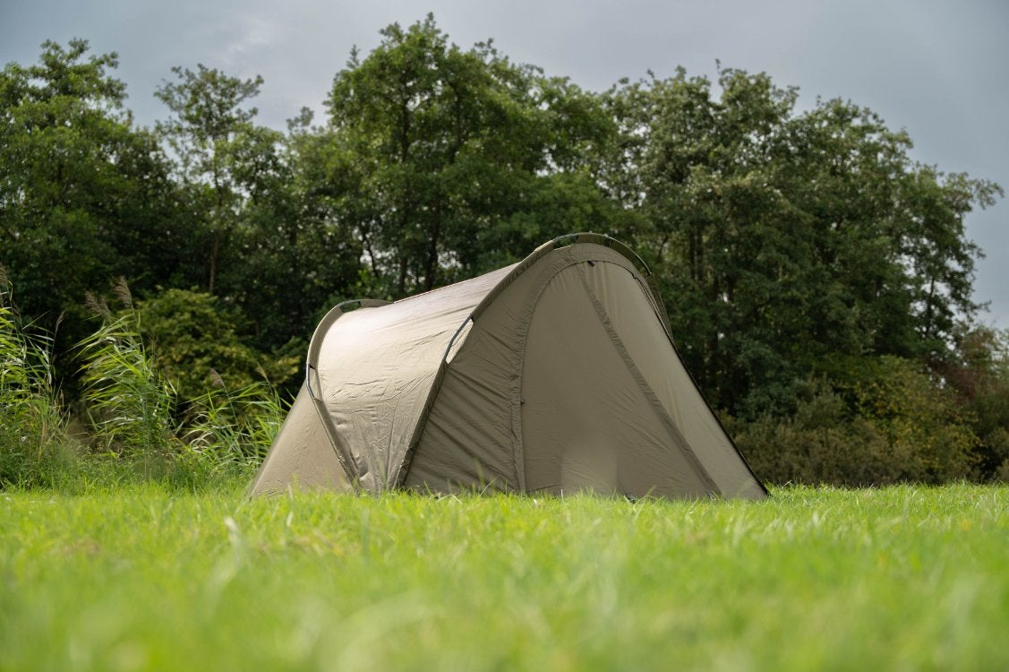 Ultimate BankBase Hi-Peak Bivvy 2-Man (1x gebruikt), Ophalen of Verzenden, Nieuw, Tot en met 2