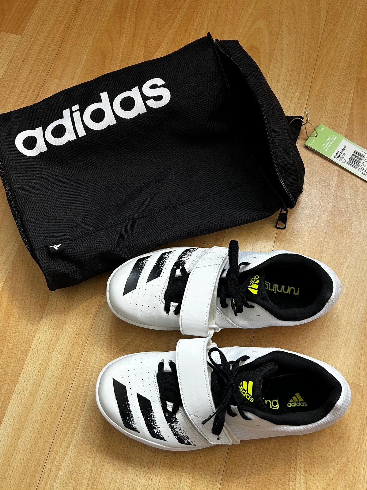 Adidas verspring spikes maat 40 2/3, Ophalen of Verzenden, Zo goed als nieuw, Spikes, Adidas