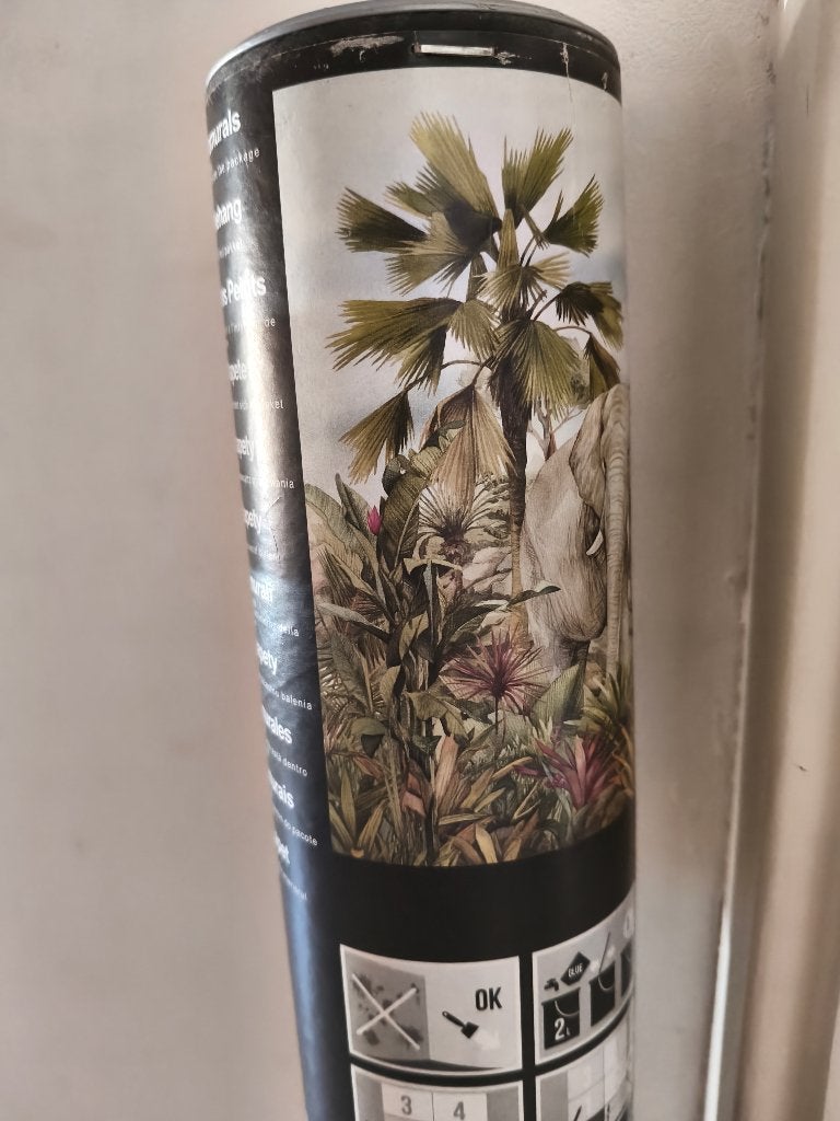 Behang jungle kinderkamer, Ophalen