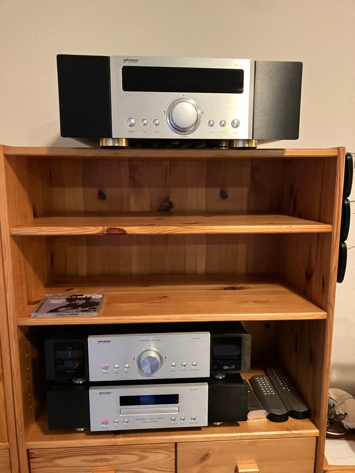 Advance Acoustic Hifi Set met Speakers, Vloerstaande luidspreker, Zo goed als nieuw, Geschikt voor surround/home cinema, Ophalen